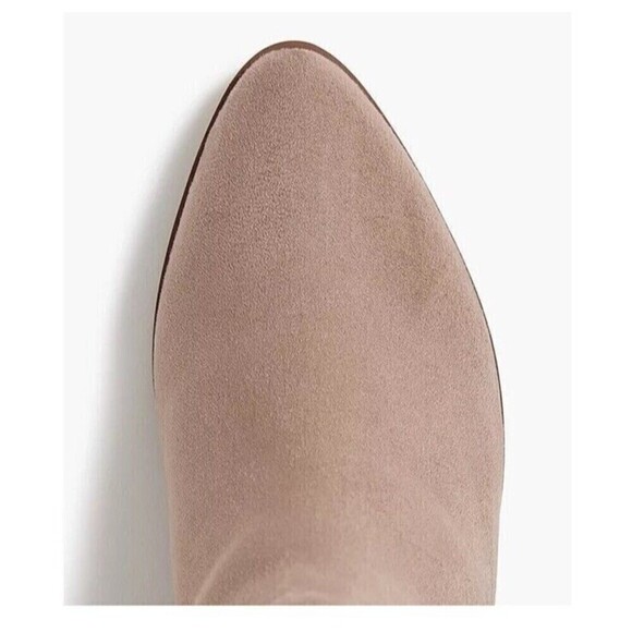 J.CREW Sueded Flat Ankle Boots Size 8.5 Grey NIB Fall Modern Preppy - Picture 6 of 12